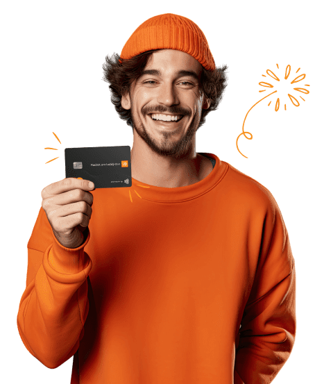 Card to have fun with after work 9 men with benefit card in his hand